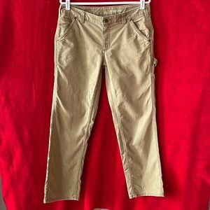Carhartt Women’s Utility Pants Khaki 8 Short